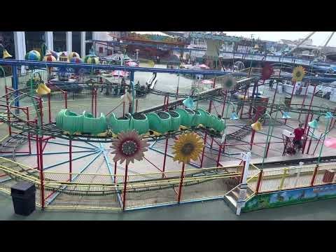 Wacky Worm at Gillians Wonderland Pier Off Ride POV