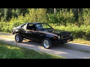 My first race car-1978 AMC AMX 401- Original 304 Levi's car.