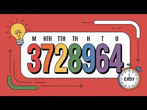 Easy Way to Learn Place Value for 7-Digit Numbers! 🔢🚀