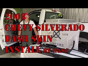 Chevy Truck Dash Skin Cover Install by H&SC