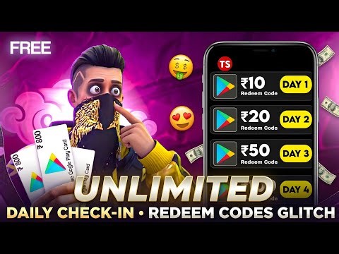 🤑FREE REDEEM CODE IN 1 MIN💎💥BEST METHOD TO GET FREE GOOGLE PLAY REDEEM CODE
