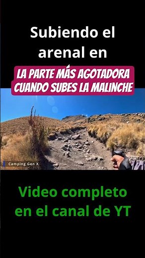 This is the most exhausting climb on La Malinche.