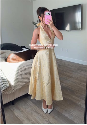 Adorable Butter Yellow Summer Dress Inspiration