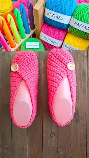 Cozy Crochet Slippers Design |Handmade Slippers Ideas 👣💖