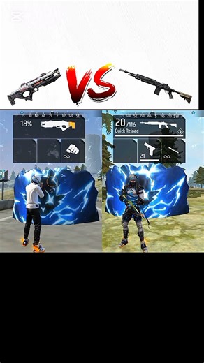 PLASMA VS M14 |FREE FIRE GUNS ABILITY TEST🔥 WHICH IS THE BEST🍷🗿