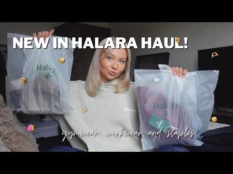 New in Halara haul! Gymwear, workwear & all the essentials ✨🤍