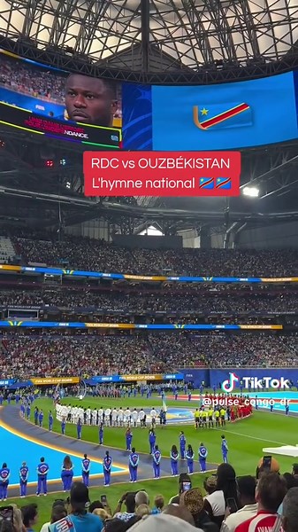 Coupe du monde 2026: l'hymne national de la RDC à Atlanta. #diaspora #congo #pulsecongo #fifaworldcup