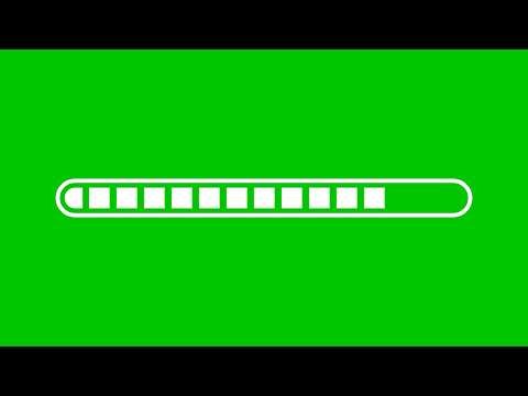 Progress Bar Animation | Green Screen | 4K | 60FPS | Free Download