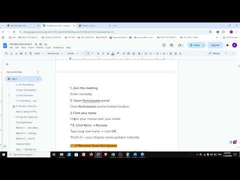 How To Change Your Name In A Zoom Meeting - Full Guide