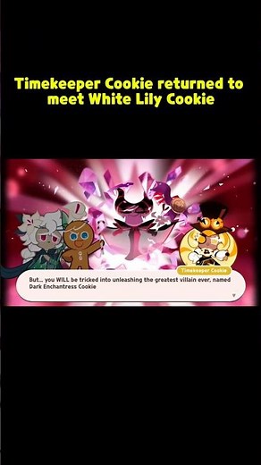 Timekeeper Cookie meet White Lily Cookie #cookierunkingdom