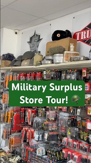 A REAL Military Surplus Store! Army Surplus Greatness! #militarysurplus #armysurplus #milsurp #surp