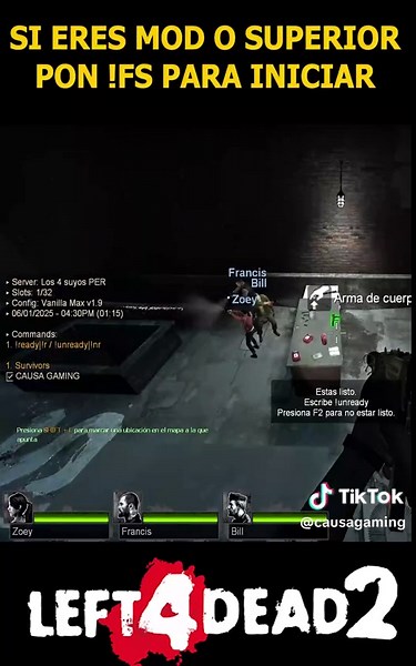 Guía para jugar Left 4 Dead 2 en servidores Vanilla