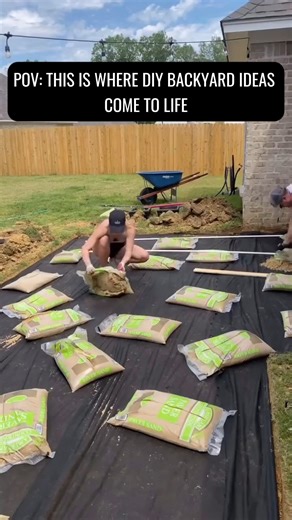 POV: This is where DIY backyard ideas come to life ep108 #backyard #diy #backyardideas #landscape #gardenproject #diylandscaping #hardscapedesign #outdoorstyle | DIY Backyard Makeover