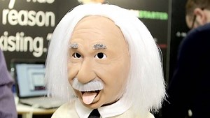 This Albert Einstein robot will actually get smarter the more you interact with it. | FutureShift by Mashable