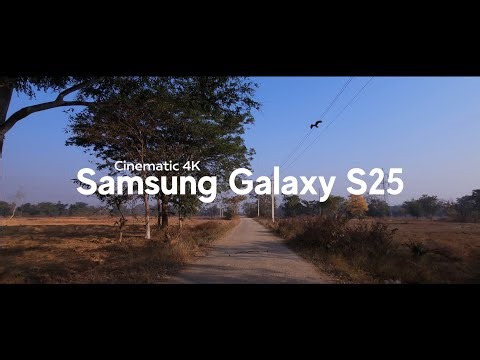 Samsung Galaxy S25 Cinematic Camera 4K - ULTRA WIDE VIEW