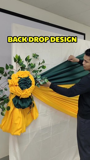 75K views · 2.3K reactions | TWO COLORS COMBINATION BACK DROP DESIGN TABLE SKIRTING TUTORIAL #TableSkirting #decoration #backdropideas #design #backdrop #backdropdesign | Vins avenue | Facebook