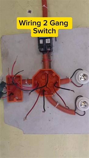 2.9K views · 5 comments | Wiring 2Gang Switch #2gang #switch #Electricalwiring #electrical #tutorialvideo #instalation | Antonio Juayong | Facebook
