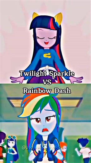 Twilight Sparkle VS Rainbow Dash Showdown