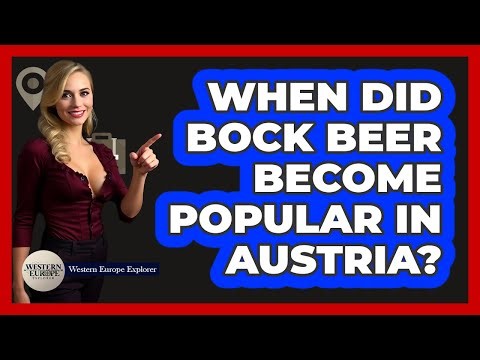 When Did Bock Beer Become Popular In Austria?