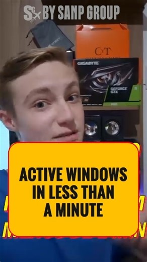 Sanp Group | Organização Sanp on Instagram: "How to ACTIVATE WINDOWS in Less Than 1 Minute Using CMD! (Official Microsoft Method) 🚀 . . . #Windows #Activation #TechTips #CMD #Tutorial #lifehack"