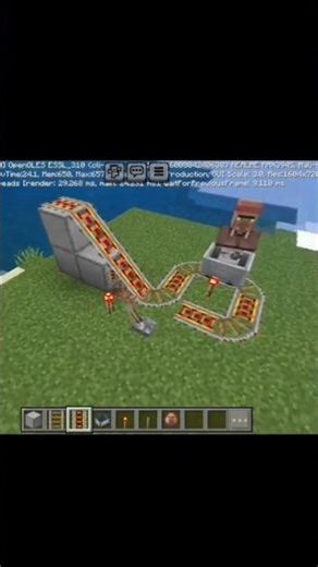 Working train 😱#sort #minecraft