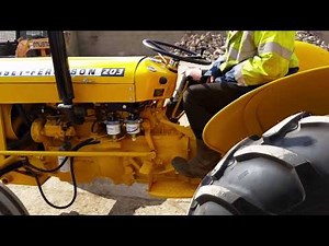 OUR REFURBED MASSEY FERGUSON 203 TRACTOR DEMONSTRATION