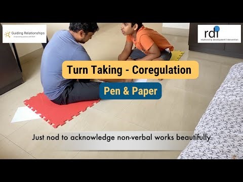 Turn Taking Activity - Co-regulation - Pen & Paper - (RDI™ Activities for Autism & ADHD)