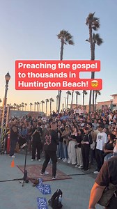 39K views · 2.2K reactions | Preaching the gospel to thousands on the Huntington Beach Pier!  | Ross Johnston | Facebook