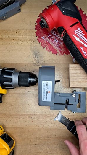 New saw blade sharpener! Imagine simply using your drill to sharpen oscillating multi-tool blades, circular saw blades, reciprocating saw blades, and hole saws...now you can sharpen all those with the Tigers Teeth Freedom Jr sharpener. Go here now to check it out https://tigersteethblades.com/products/drill-powered-sharpener-for-all-your-saw-blades | Tigers Teeth Industries LLC