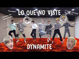 Lo que no viste en el dance practice | BTS "DYNAMITE"