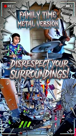Disrespect Your Surroundings with your Dad #shorts #metal #viral
