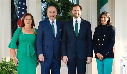 In Pics: Mary Martin sports patriotic dress while supporting Taoiseach in Washington