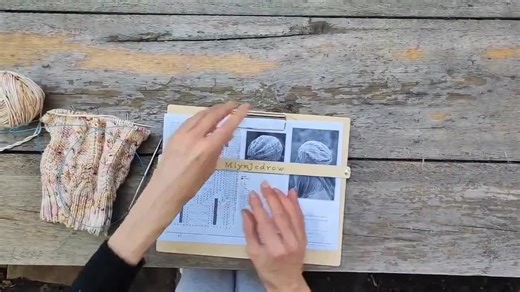 Handmade Wooden Knitting Chart Keeper: Personalized A4 Pattern Holder, Gift for Knitter - Etsy