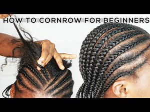HOW TO CORNROW YOUR OWN HAIR AT HOME.