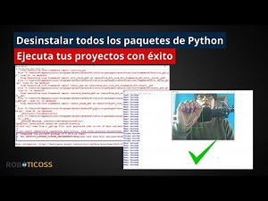 Uninstall all Python modules or packages. Run your project successfully.