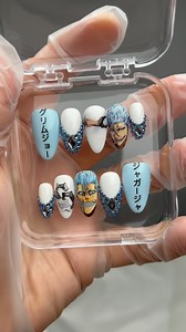 2.1K views · 7.1K reactions | Epic nails, epic characters! This shipment’s got it all: Undertaker, Grimmjow, Sailor Moon, Rengoku, Sukuna, Choso! #undertaker #sukunanails #chosonails #sailormoonnails | froninail | Facebook
