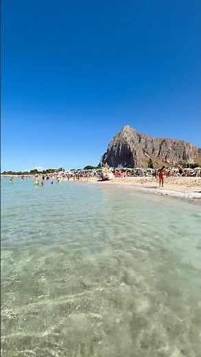 🏖️ San Vito Lo Capo Beach – Paradise on the Sicilian Coast 🌊🇮🇹