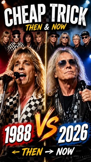 Cheap Trick 1988 vs 2026 🤯 | Then & Now