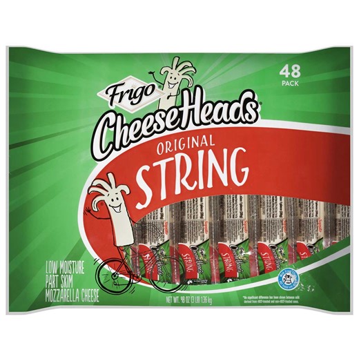 Frigo Cheese Heads String Cheese 1 oz. pkg., 48 ct. - Samsclub.com