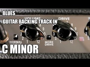Blues Guitar Backing Track In C Minor