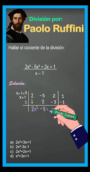 División por Ruffini: Aprende el Método Paso a Paso