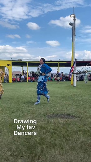 29 reactions | Drawing my favourite powwow dancers #powwowdancer #native #jingledress | African North American History | Facebook