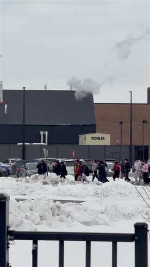 Monroe High School students staged a walkout on Feb. 9 to protest ICE. | Monroe News