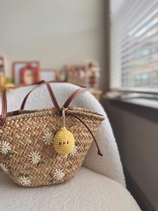 Crochet Lemon Keychain: Handmade Amigurumi Fruit Bag Charm - Etsy
