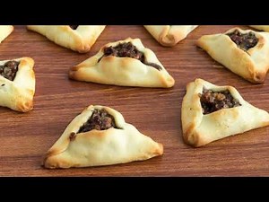 Pecan Pie Hamantaschen - Purim Hamantaschen with Pecan Pie Filling