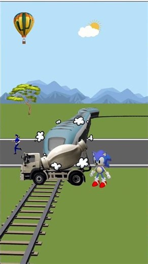 Cement Truck Video | Cement Mixer | Concrete Mixer | Blue Cement Truck Video | Concrete Truck Sonic