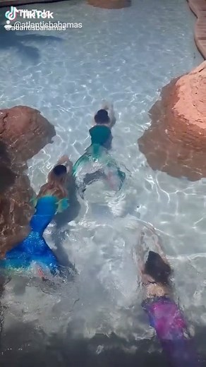 I think it’s magic 😍💫 Don’t you? Reposted from @atlantisbahamas 🧜‍♀️🧜‍♀️🧜‍♀️: @themermaidelle @thefloralfin @mermaidsearah #mermaid #mermaids #atlantis #magic #wow #swimming #magical #mermaidsarereal | Mermaid Elle