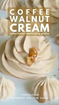 Exclusive Coffee Walnut (Pecan) Praline Cream Frosting/For Which Dessert is ideal?