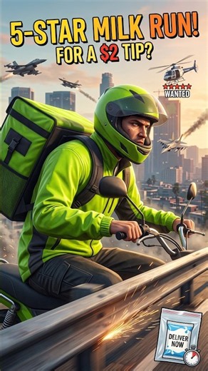 10-Minute Delivery in GTA 5 Gone WRONG! 💀🛵 #shorts
