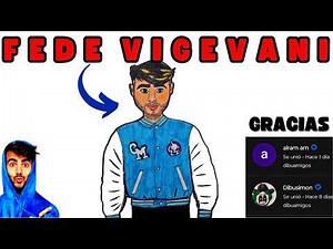 How to DRAW FEDE VIGEVANI from CLUB MISTERIO